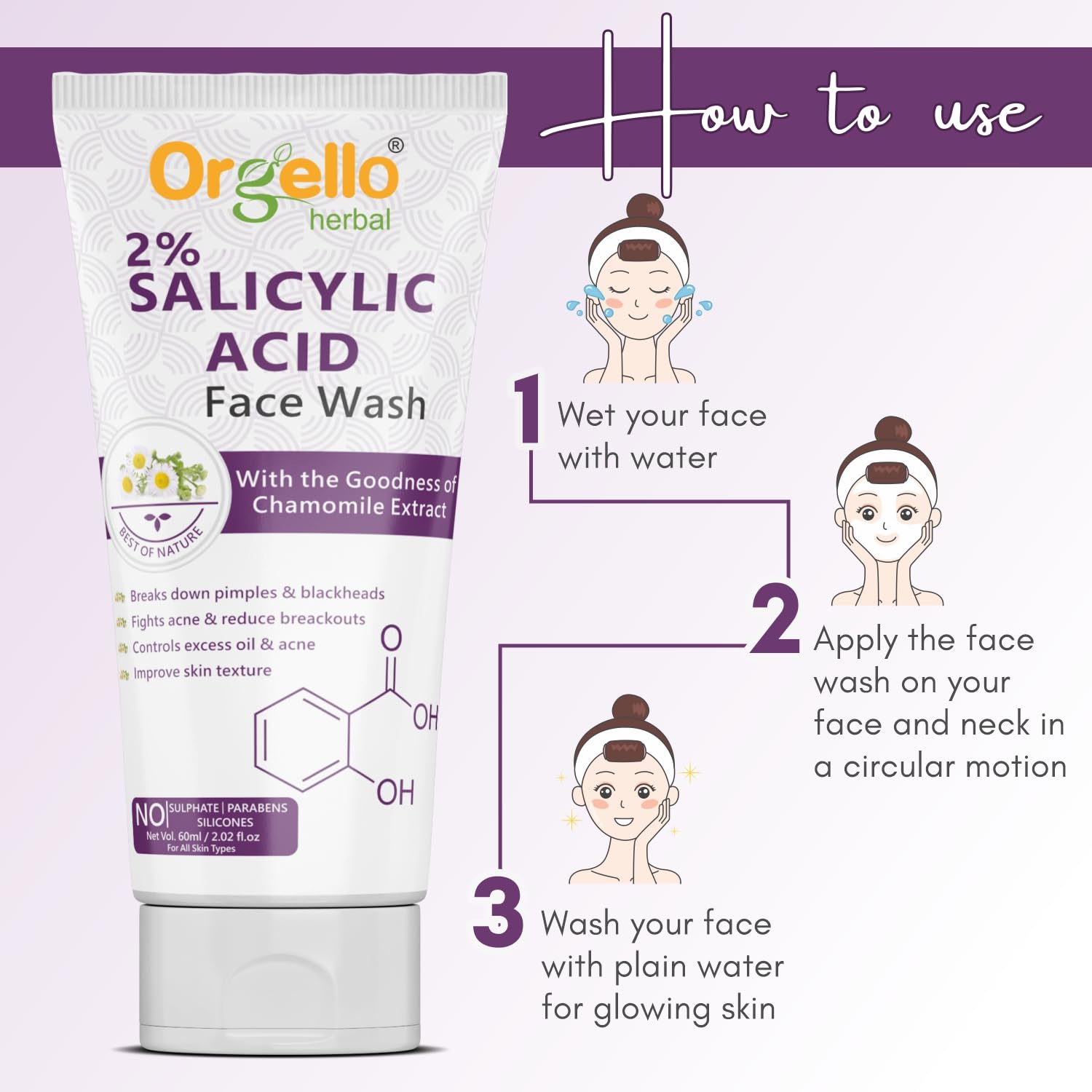 Salicylic acid Face Wash
